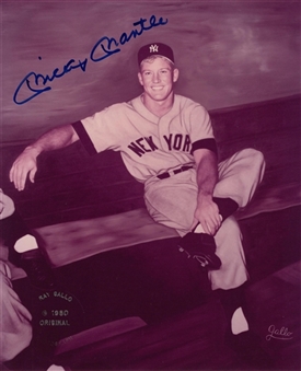 Mickey Mantle Signed 8x10" Photo (PSA/DNA)